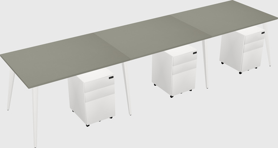 Modern rectangular office desk