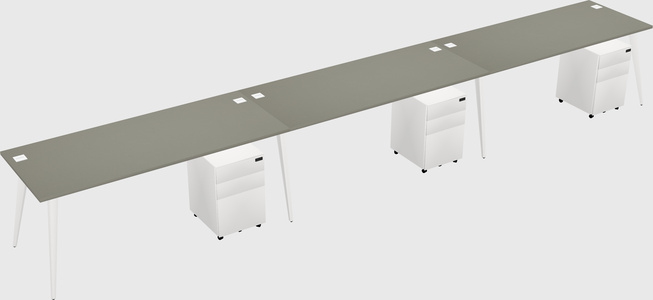 Modern rectangular office desk