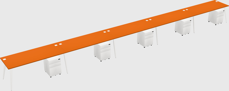 Modern rectangular office desk