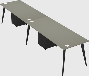 Bureau rectangulaire moderne