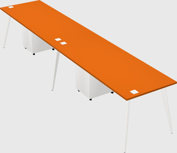 Bureau rectangulaire moderne