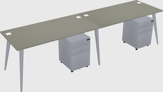 Modern rectangular office desk