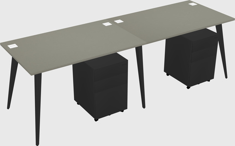 Modern rectangular office desk