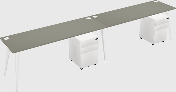Modern rectangular office desk