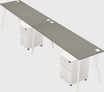 Modern rectangular office desk