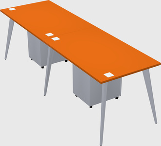 Bureau rectangulaire moderne