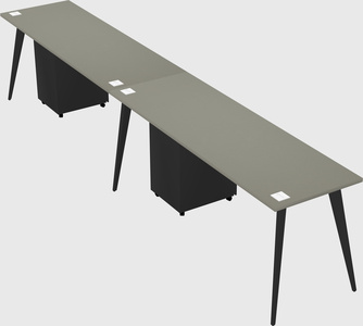 Bureau rectangulaire moderne