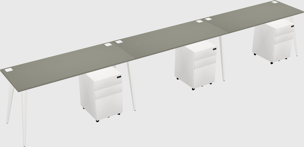 Modern rectangular office desk