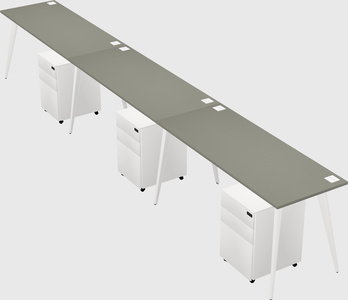 Modern rectangular office desk