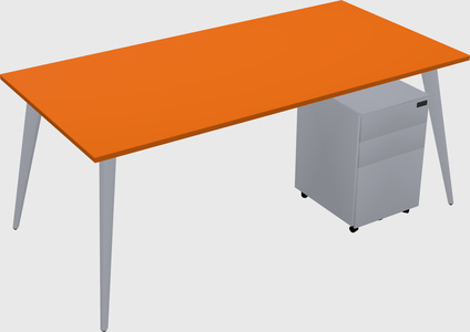 Bureau rectangulaire moderne