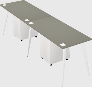 Bureau rectangulaire moderne