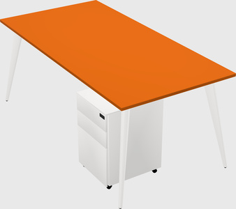 Bureau rectangulaire moderne