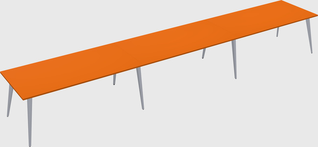 Modern rectangular office desk