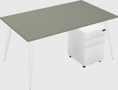 Modern rectangular office desk