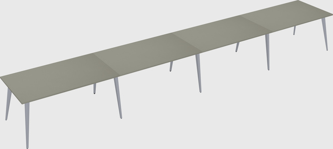 Modern rectangular office desk