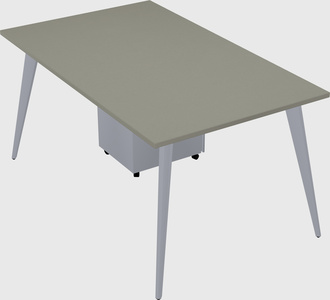 Bureau rectangulaire moderne