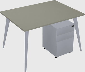 Bureau rectangulaire moderne