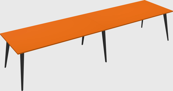 Bureau rectangulaire moderne