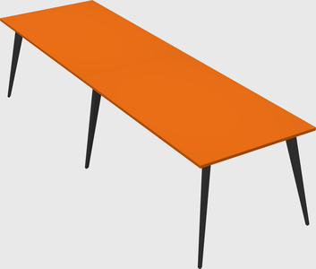 Bureau rectangulaire moderne