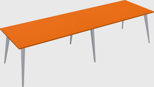 Bureau rectangulaire moderne
