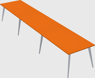 Bureau rectangulaire moderne