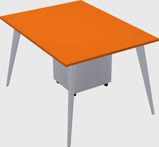 Modern rectangular office desk