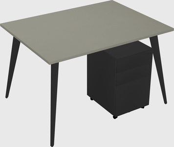 Modern rectangular office desk