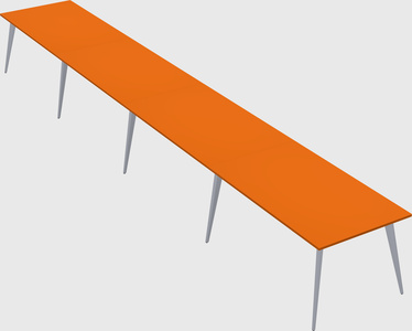 Modern rectangular office desk