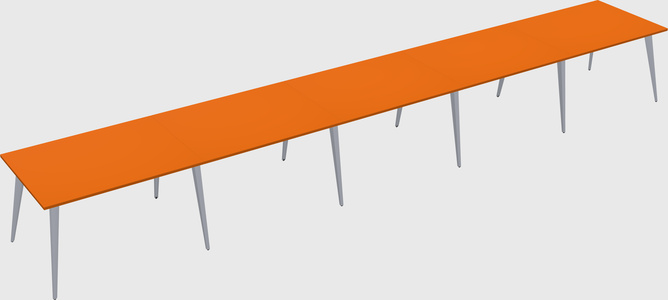 Modern rectangular office desk