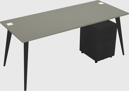 Modern rectangular office desk