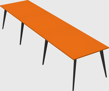 Bureau rectangulaire moderne