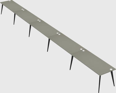 Modern rectangular office desk