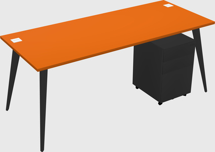 Modern rectangular office desk