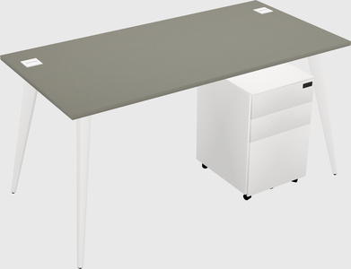 Modern rectangular office desk