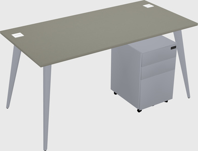 Modern rectangular office desk