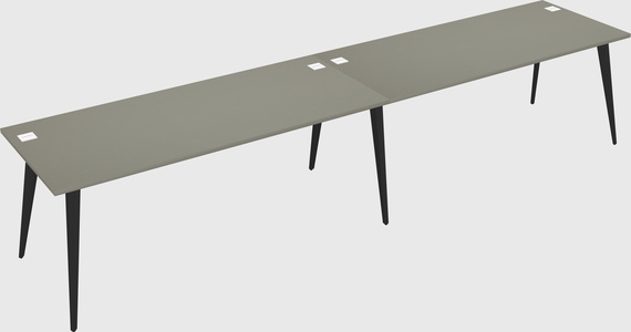 Bureau rectangulaire moderne