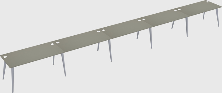 Modern rectangular office desk