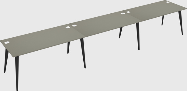 Modern rectangular office desk