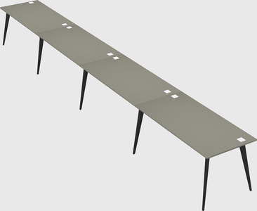 Bureau rectangulaire moderne
