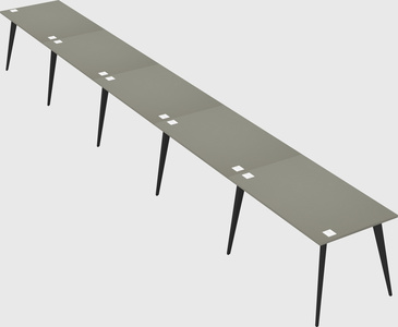 Modern rectangular office desk
