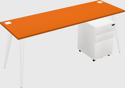 Bureau rectangulaire moderne