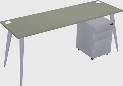 Bureau rectangulaire moderne