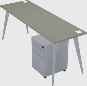 Bureau rectangulaire moderne