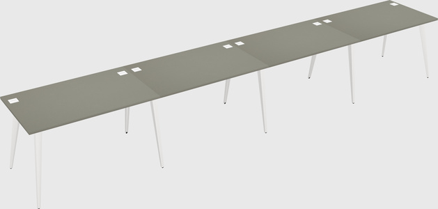 Bureau rectangulaire moderne