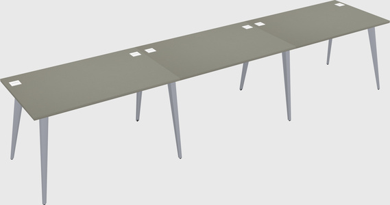 Bureau rectangulaire moderne