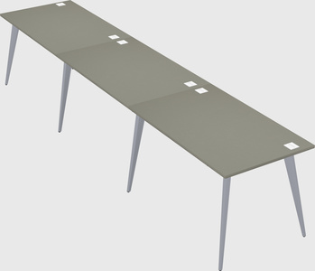 Bureau rectangulaire moderne