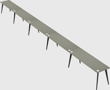 Modern rectangular office desk