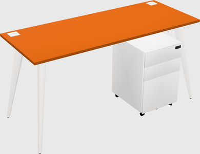 Bureau rectangulaire moderne