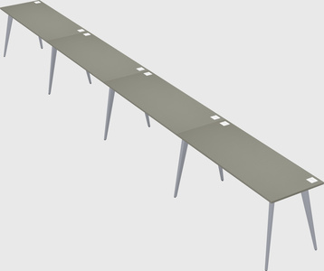 Modern rectangular office desk