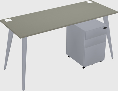 Modern rectangular office desk